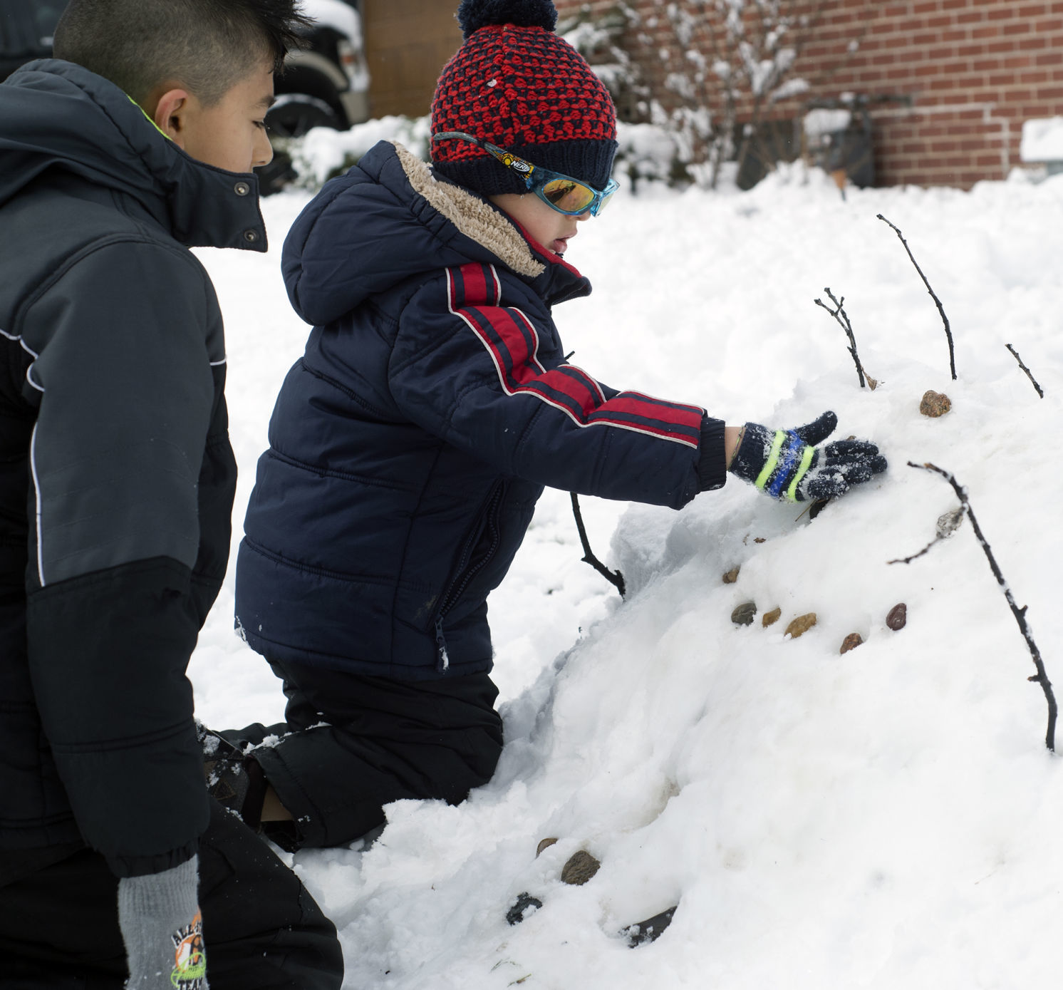 Easter snow, 04.01.2018